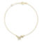 Luminosa Gold 14K Gold and Diamond Double Butterfly Bracelet - Image 1 of 5