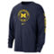 Nike Men's Navy Michigan Wolverines Heritage Max90 Long Sleeve T-Shirt - Image 3 of 4