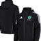 adidas Men's Black Seattle Sounders FC Tiro 24 Full-Zip Hoodie Rain Jacket - Image 1 of 4
