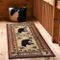 Tayse Black Bear Novelty Lodge Area Rug - Image 1 of 5