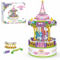 Contixo BK02 Carousel Building Block Set with Music Box, 488 Pieces - Image 1 of 5