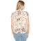 Belldini Johnny Collar Brushed Floral Printed Top - Image 2 of 5