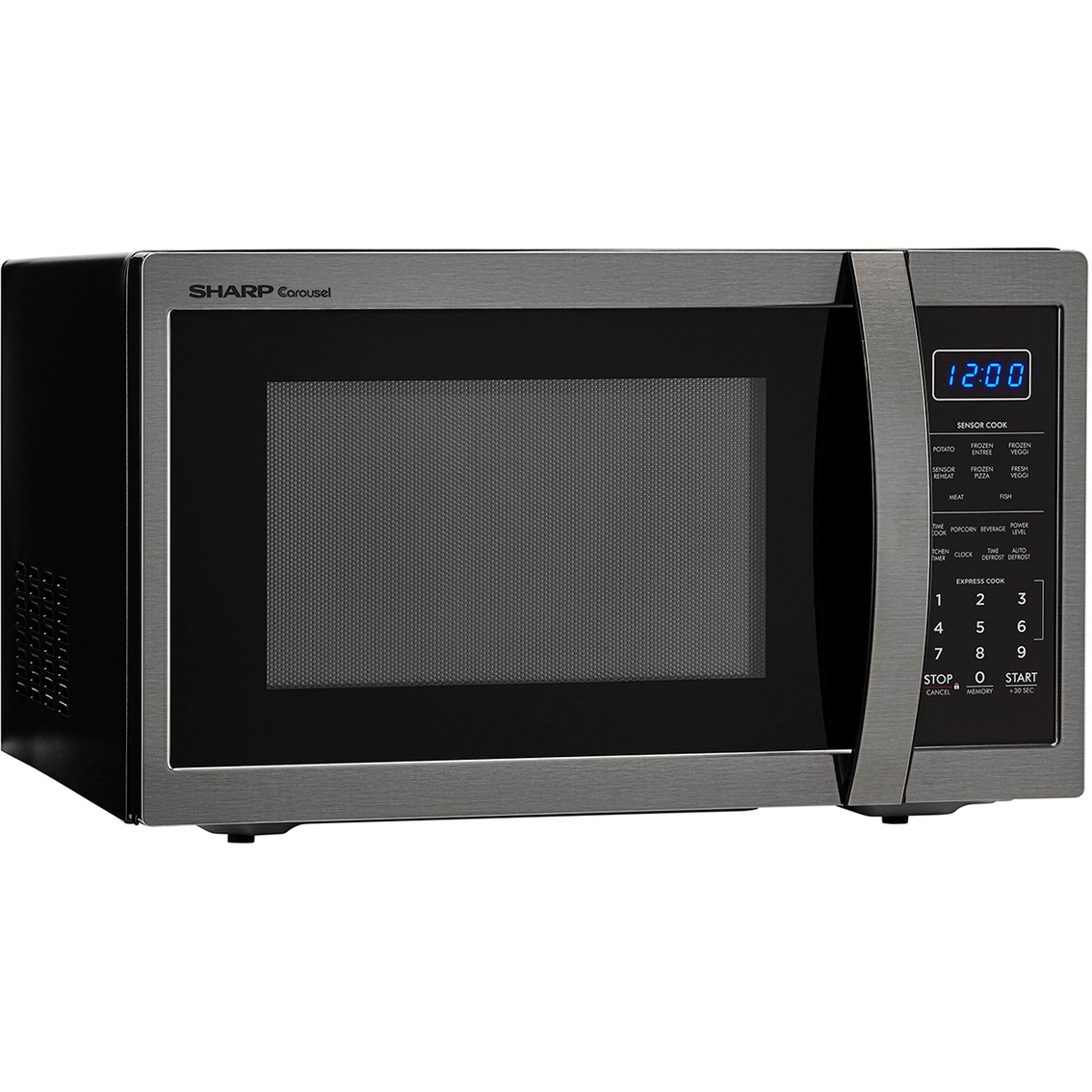 Sharp 1.4 cu. ft. Microwave Oven in Black Stainless Finish - Image 3 of 4