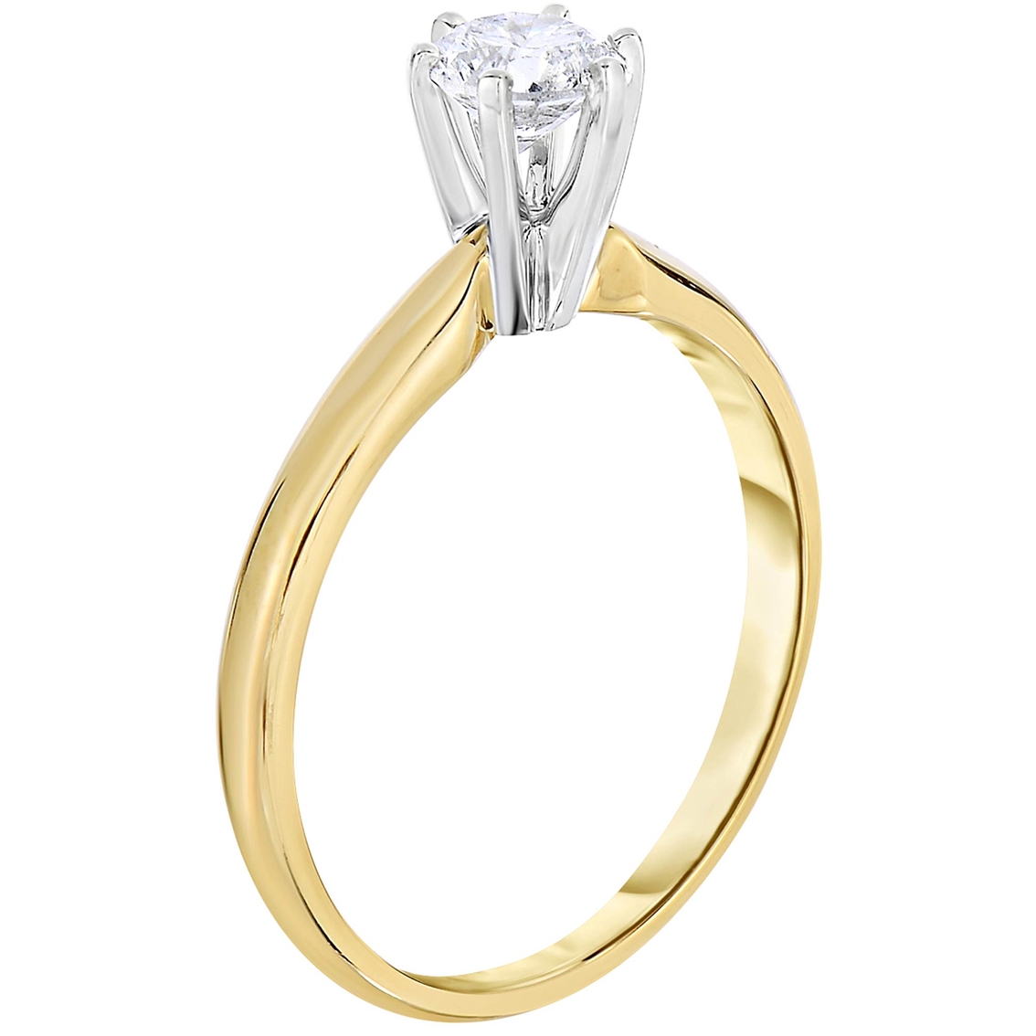 14K Gold 1/2 ct. Diamond Solitaire Engagement Ring - Image 2 of 2