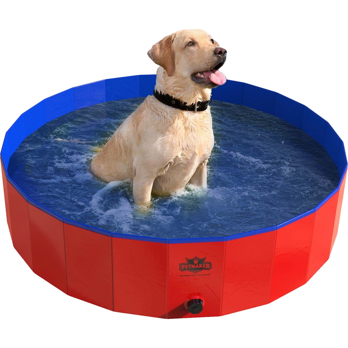 Petmaker Collapsible Pet Dog Pool and Bathing Tub - Image 6 of 8