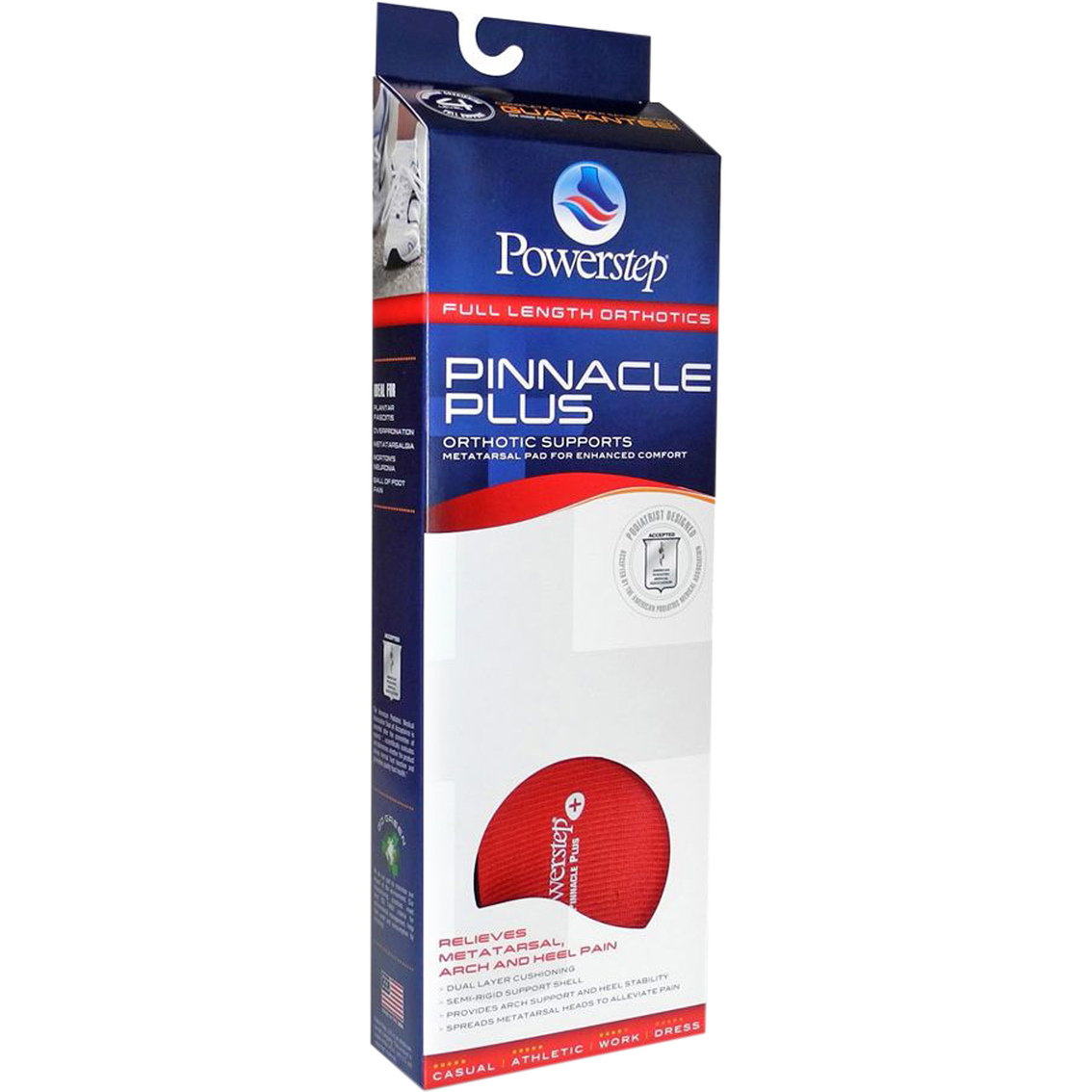 Powerstep Pinnacle Plus Met Full Length Insoles - Image 6 of 6