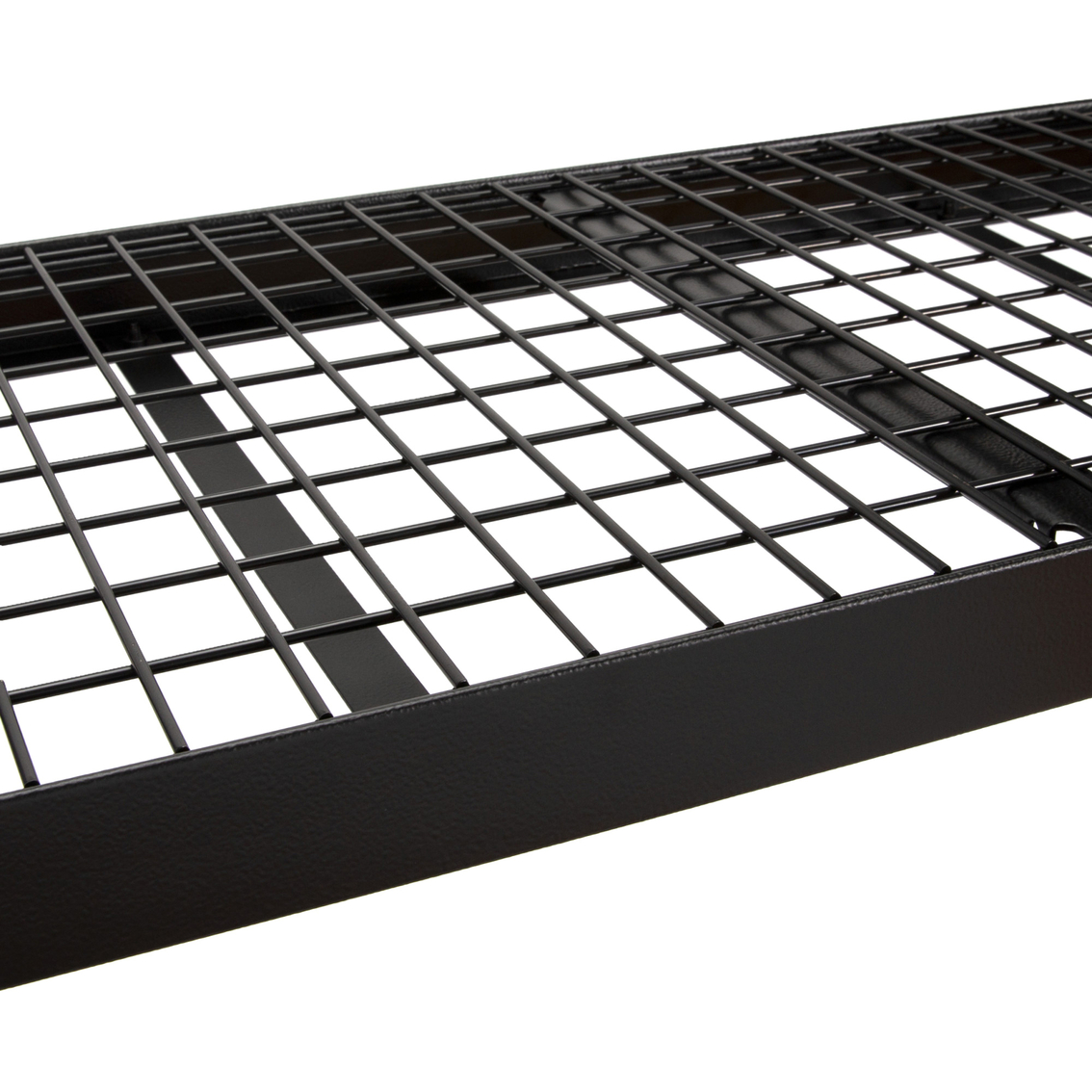 DeWalt 4 ft. Tall Black Frame 3 Shelf Steel Wire Deck Industrial Storage Rack - Image 5 of 8