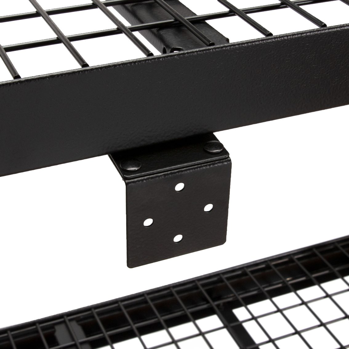DeWalt 4 ft. Tall Black Frame 3 Shelf Steel Wire Deck Industrial Storage Rack - Image 6 of 8