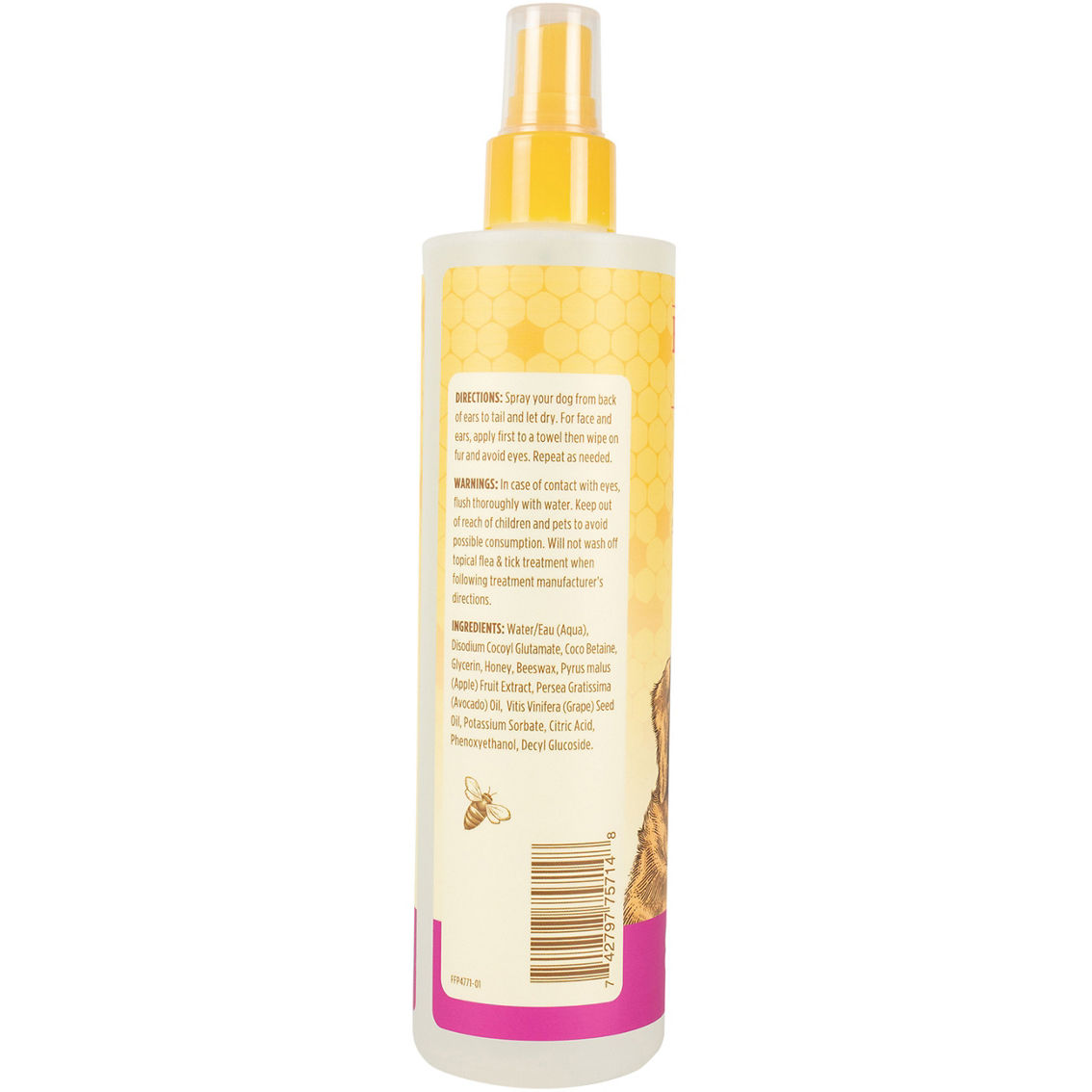 Burts Bees Waterless Dog Shampoo Spray with Apple and Honey 10 oz. - Image 3 of 7