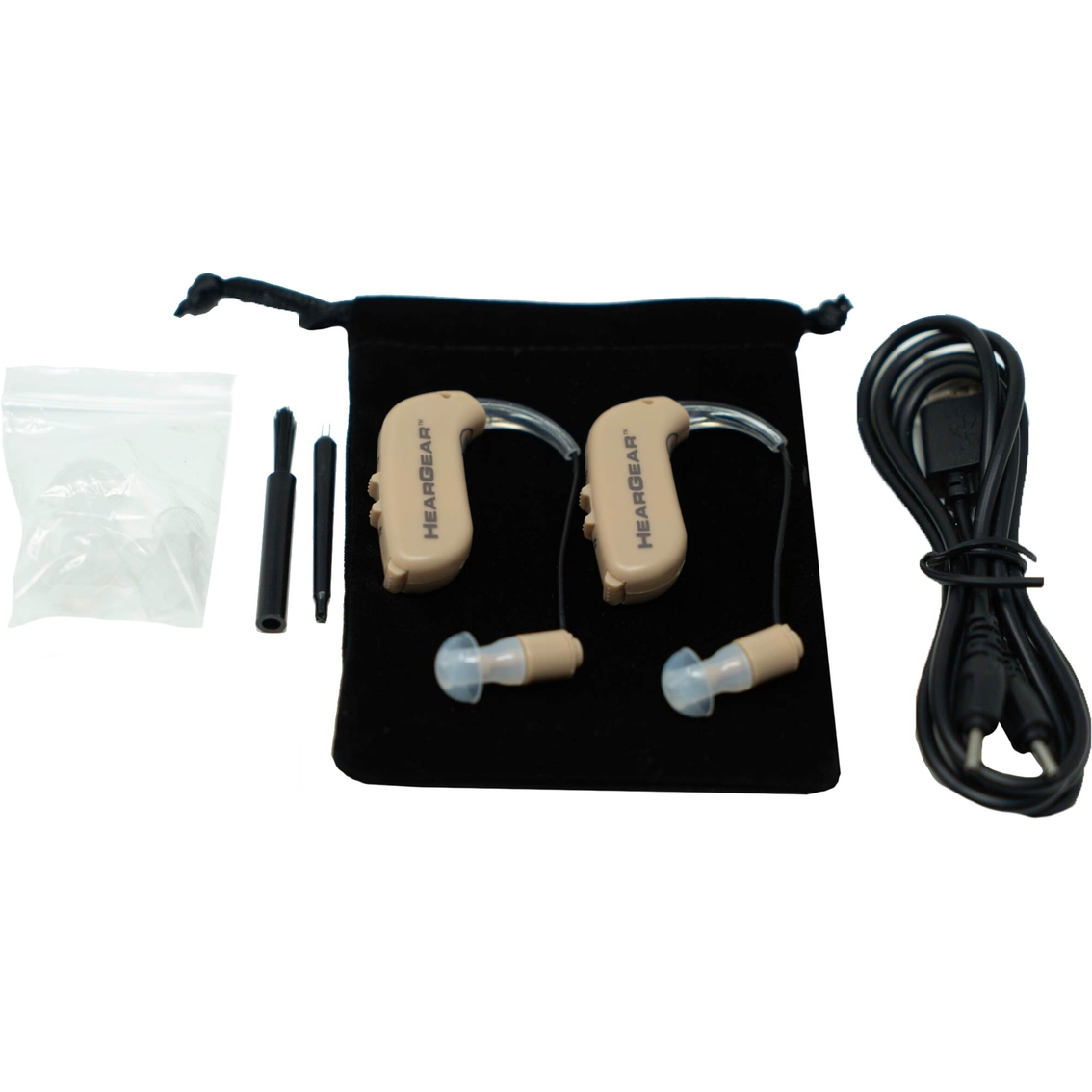 Lucid Audio HearGear 1 Pair Rechargeable Personal Sound Hearing Amplifiers - Image 6 of 8