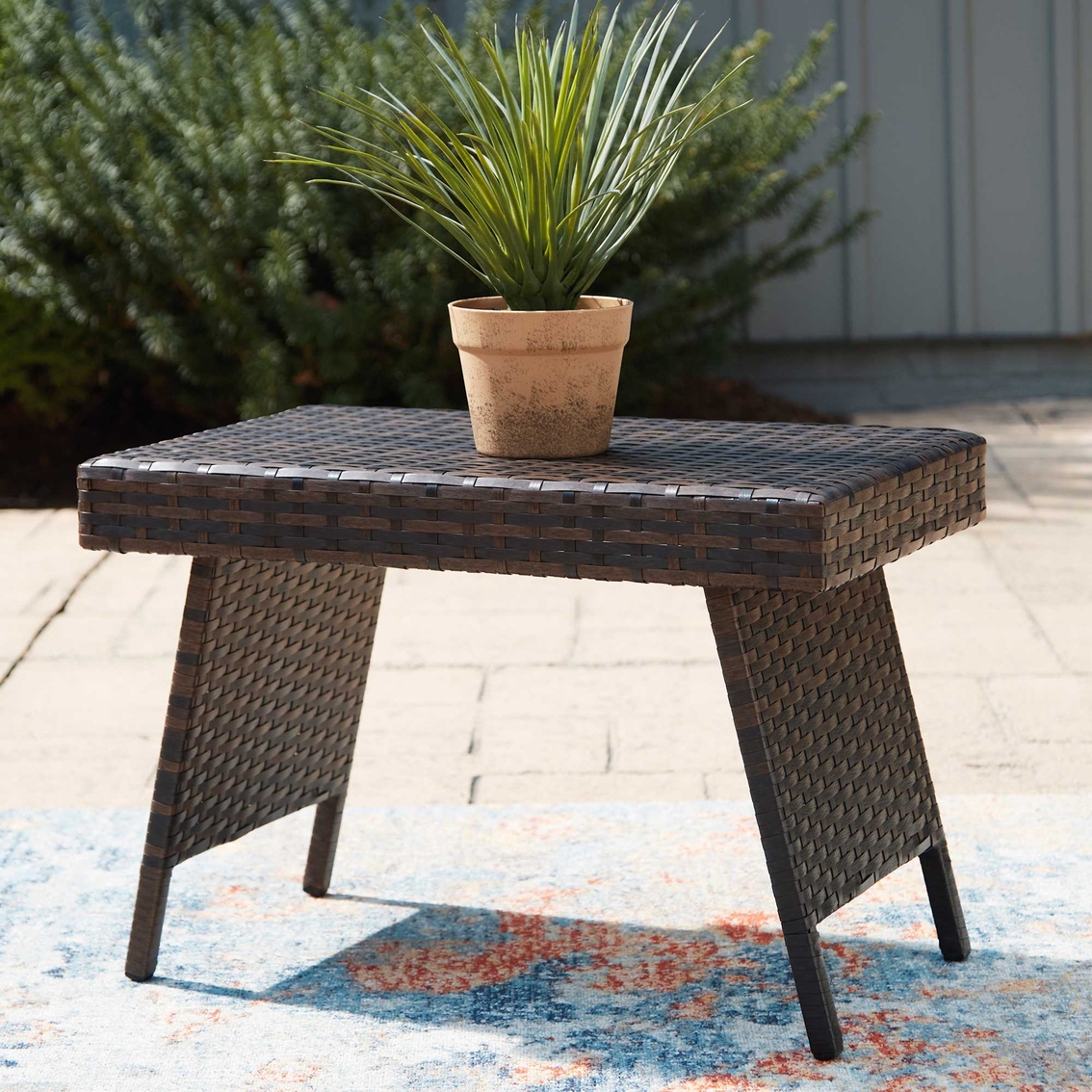 Signature Design by Ashley Kantana Outdoor End Table - Image 3 of 3