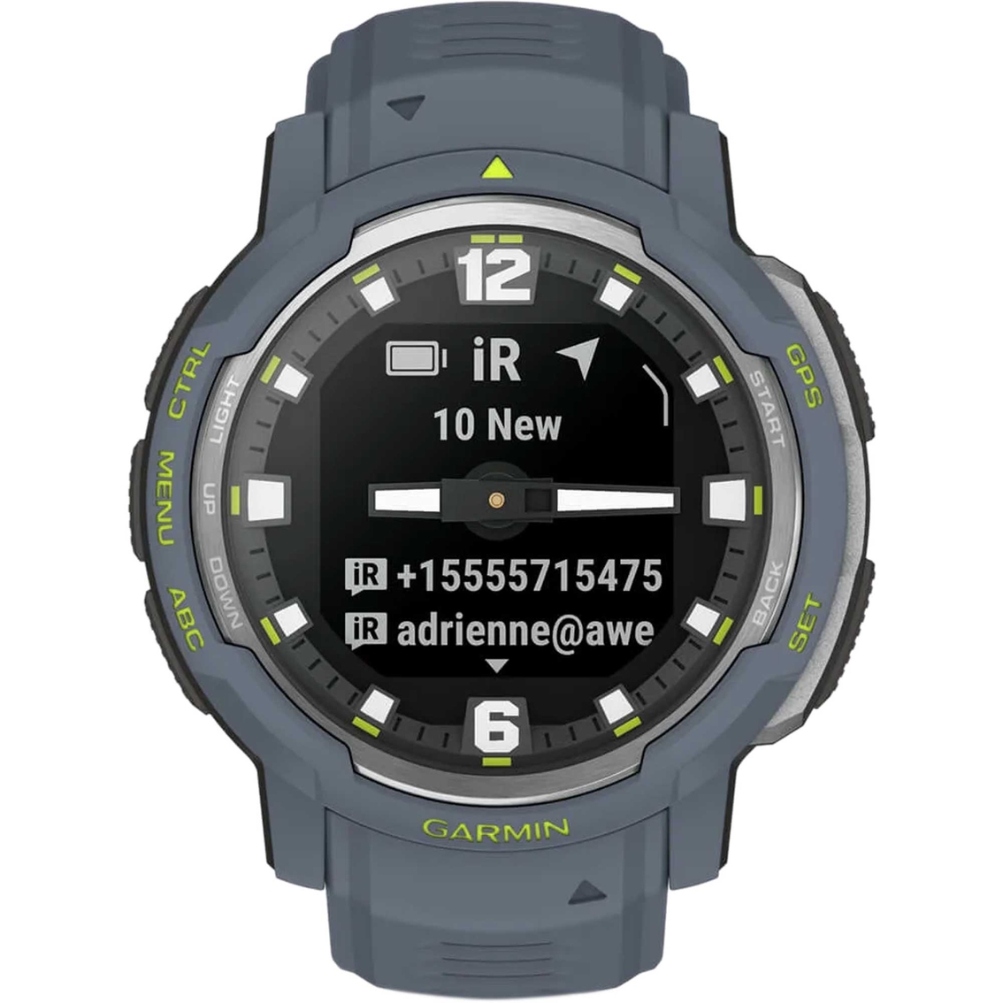 Garmin Instinct Crossover Rugged Hybrid GPS 45mm Smartwatch - Image 7 of 10