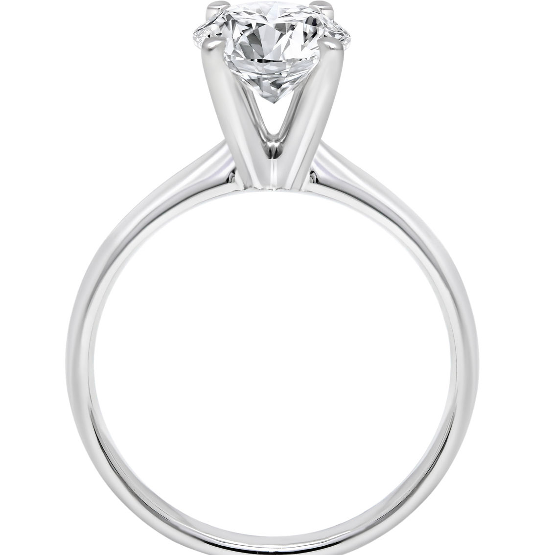 Ray of Brilliance 14K White Gold 2 CTW Lab Grown Round Diamond Solitaire Ring - Image 3 of 4