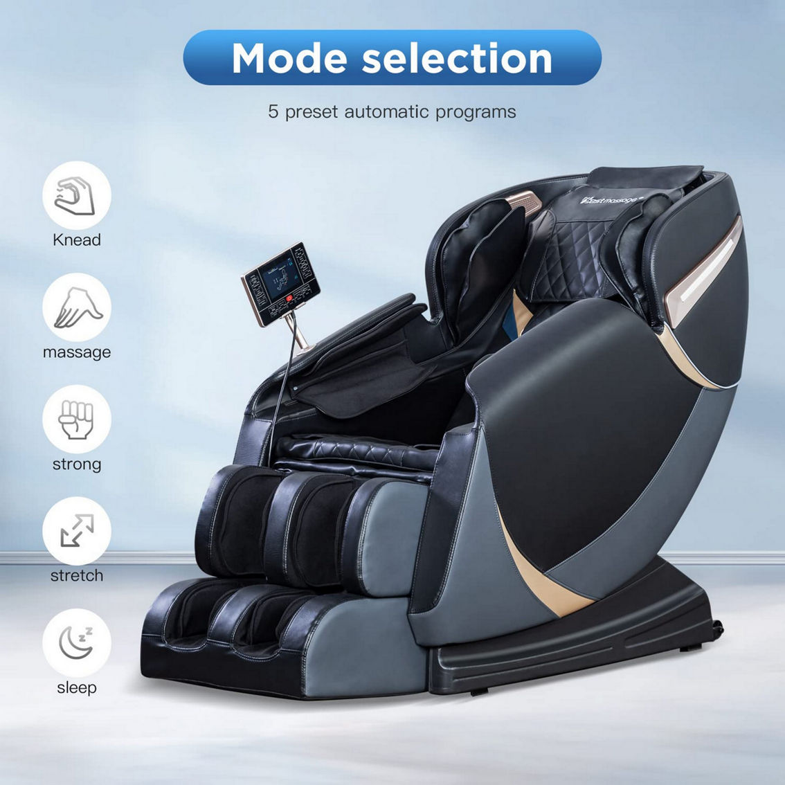 Furniture of America Monser Massage Chair - Image 5 of 10