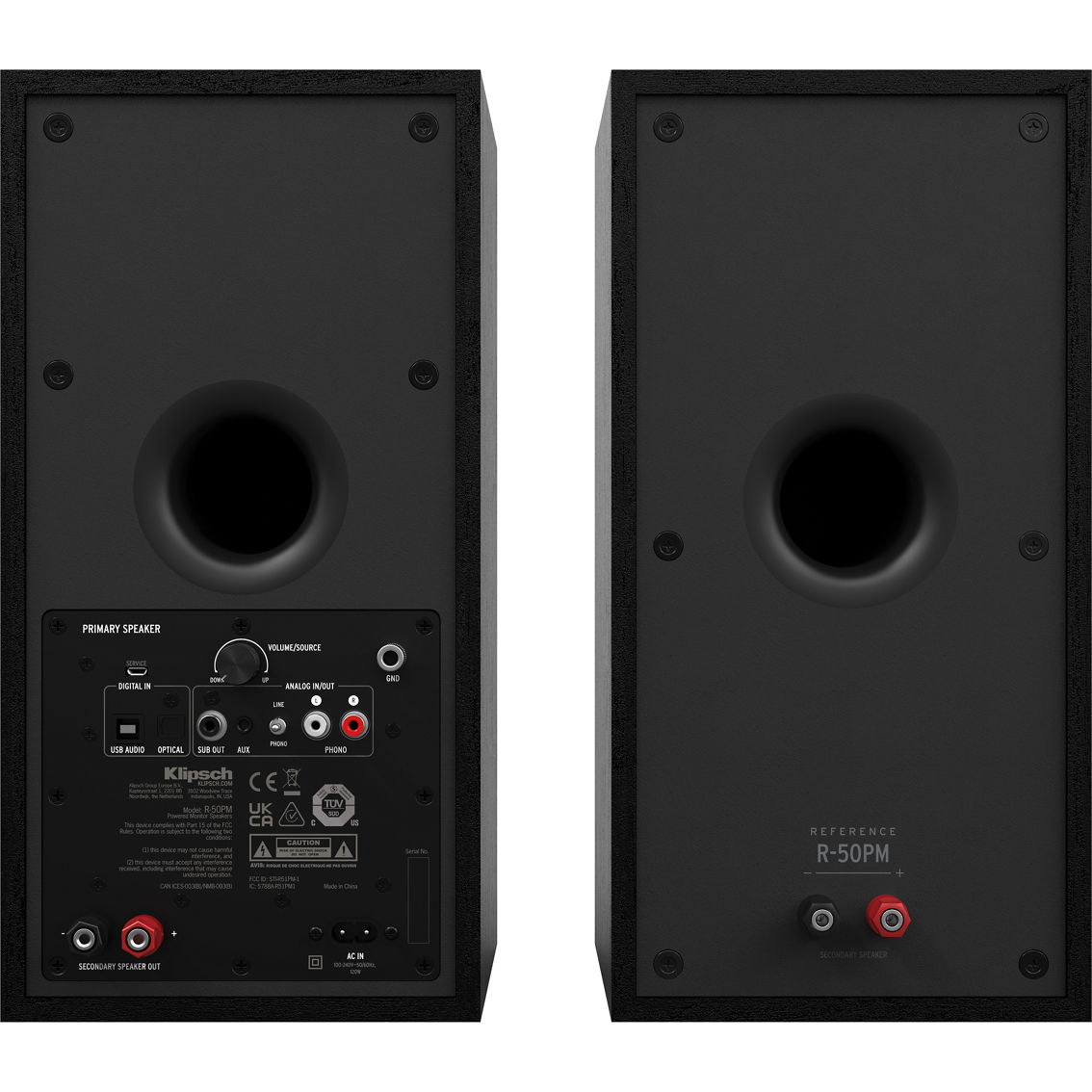 Klipsch R-50PM Powered Monitor Speakers with 5.25 in. Woofer - Image 2 of 8