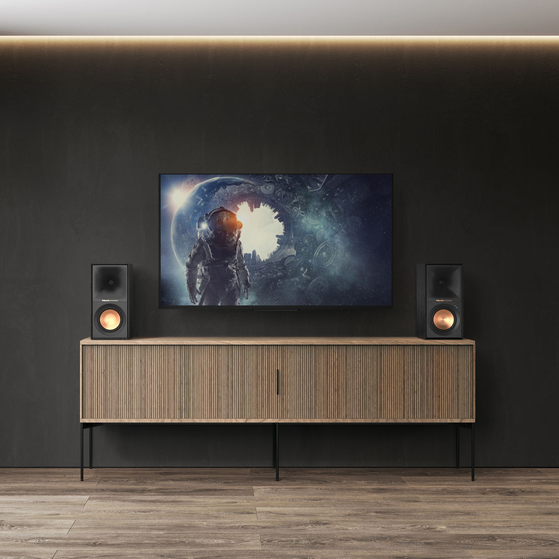 Klipsch R-50PM Powered Monitor Speakers with 5.25 in. Woofer - Image 7 of 8
