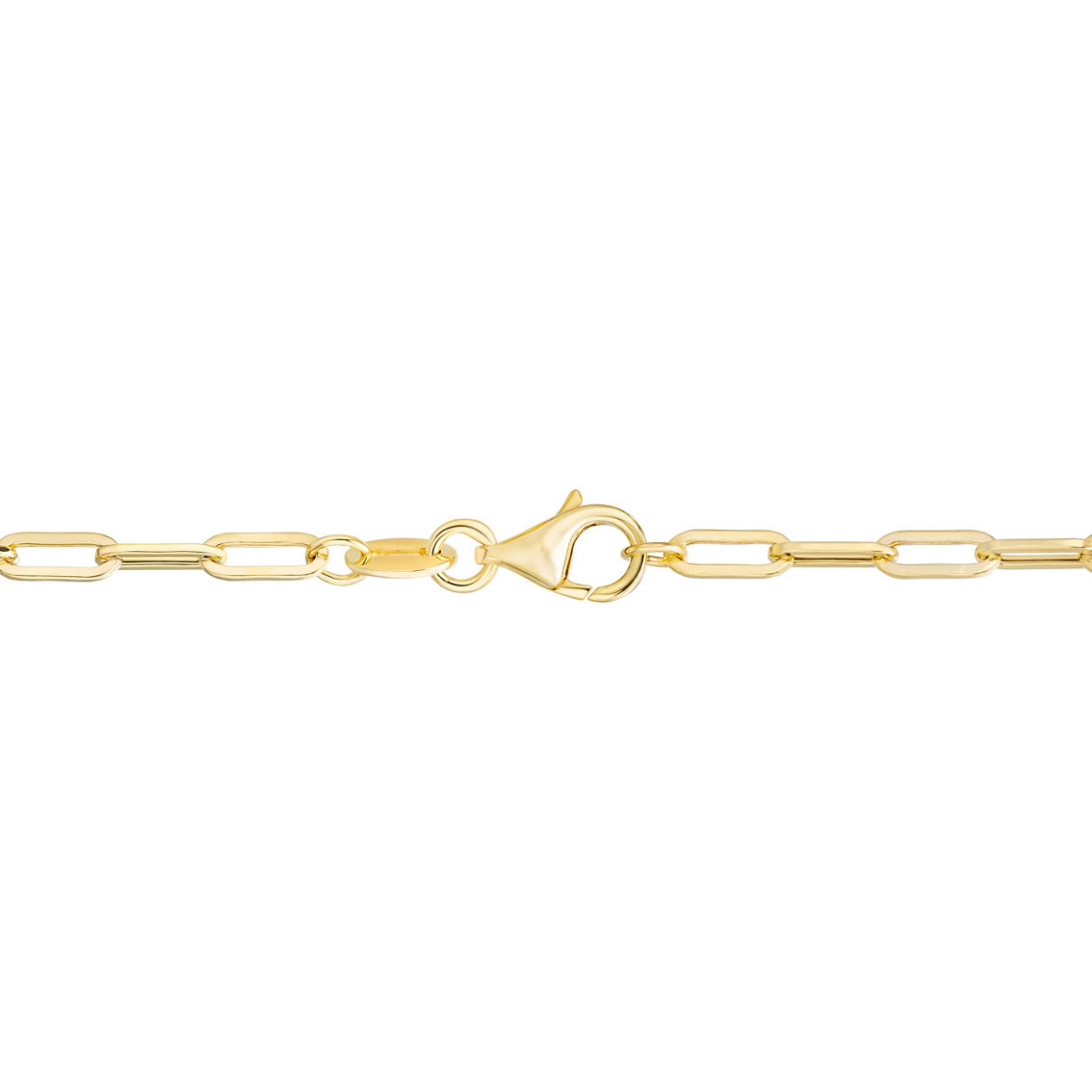 14K Yellow Gold 12 x 12 x 6mm Puffed Heart Paperclip Necklace, 18 in. - Image 2 of 3