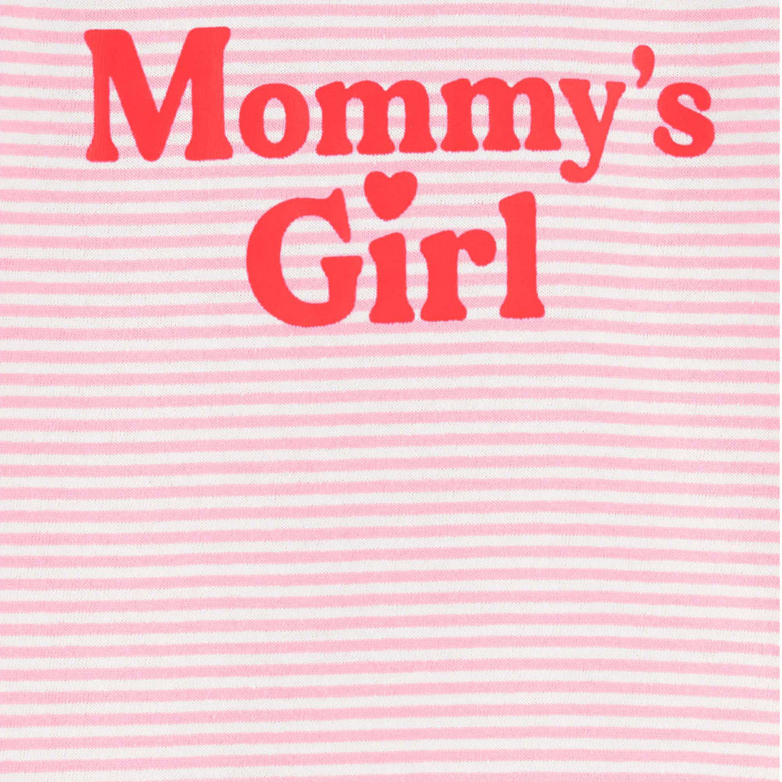 Carter's Baby Girls Mommy's Girl Striped Cotton Bodysuit - Image 2 of 2