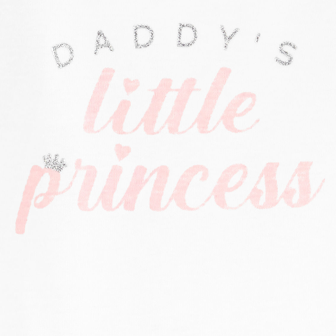 Carter's Baby Girls Daddy's Princess Bodysuit and Tutu Pants 2 pc. Set - Image 2 of 2