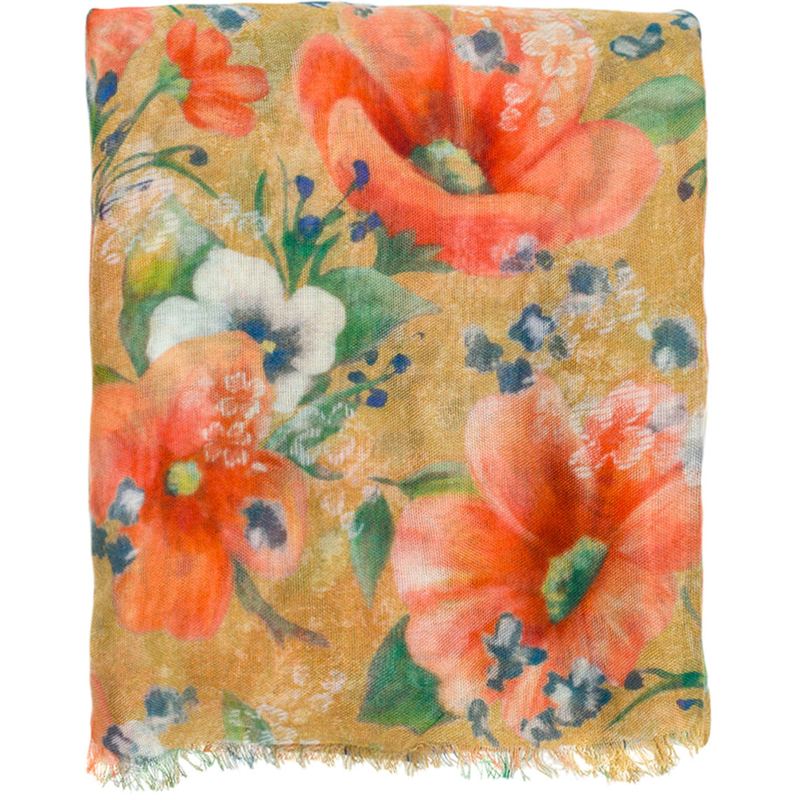 Patricia Nash Apricot Blossoms Scarf - Image 3 of 3