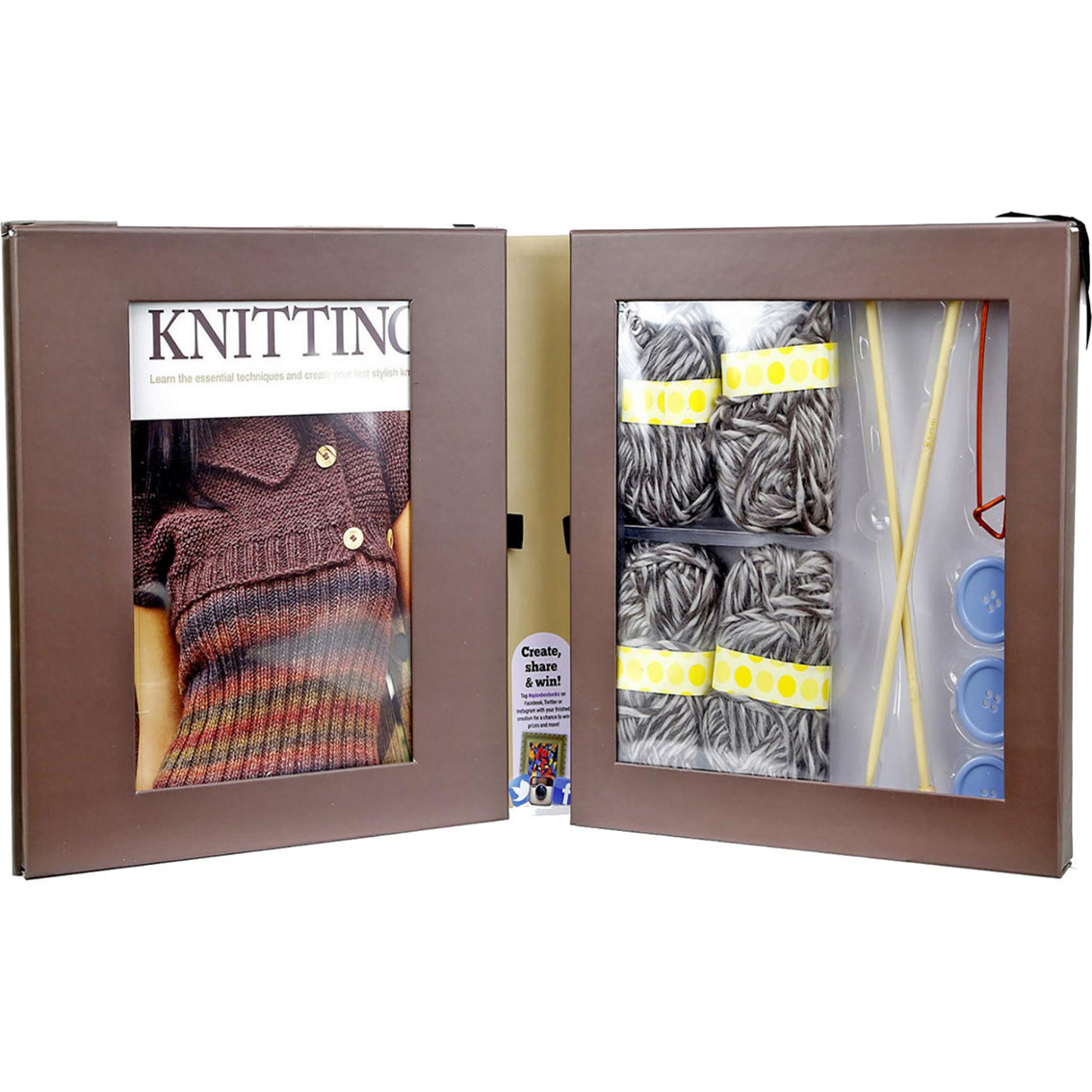 SpiceBox Introduction to Knitting Kit - Image 2 of 3