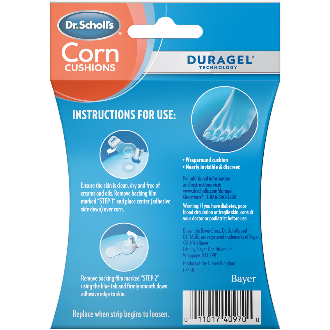 Dr. Scholl's Corn Cushions With Duragel Technology - Image 2 of 2