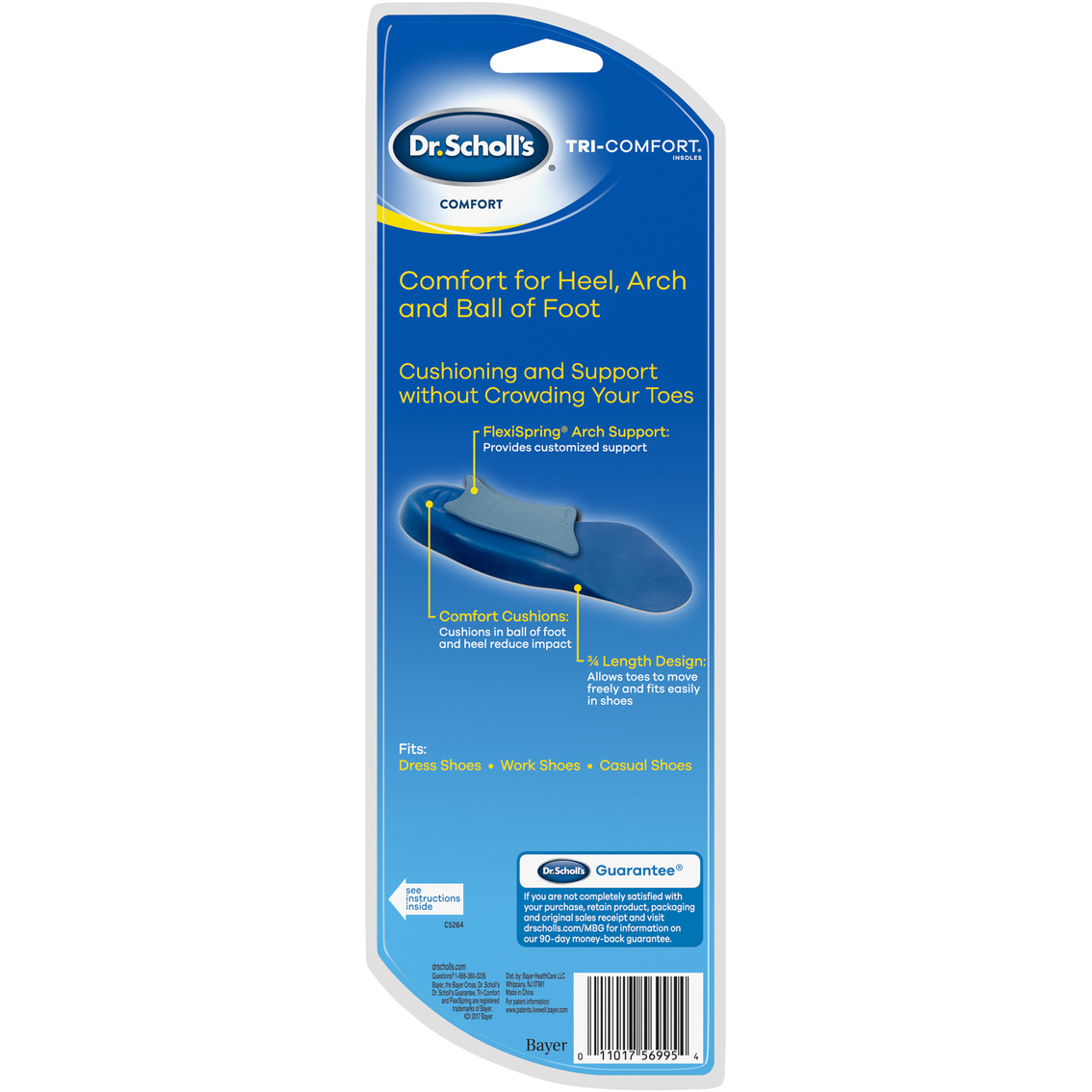 Dr. Scholl's Comfort Tri-Comfort Insoles for Women, 1 Pair - Image 2 of 5