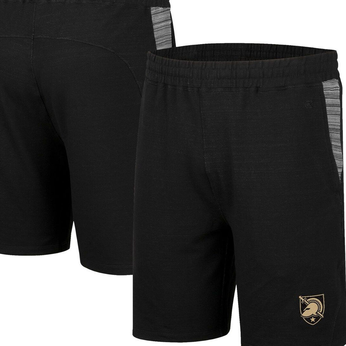 Colosseum Men's Black Army Black Knights Wild Party Shorts - Image 2 of 4