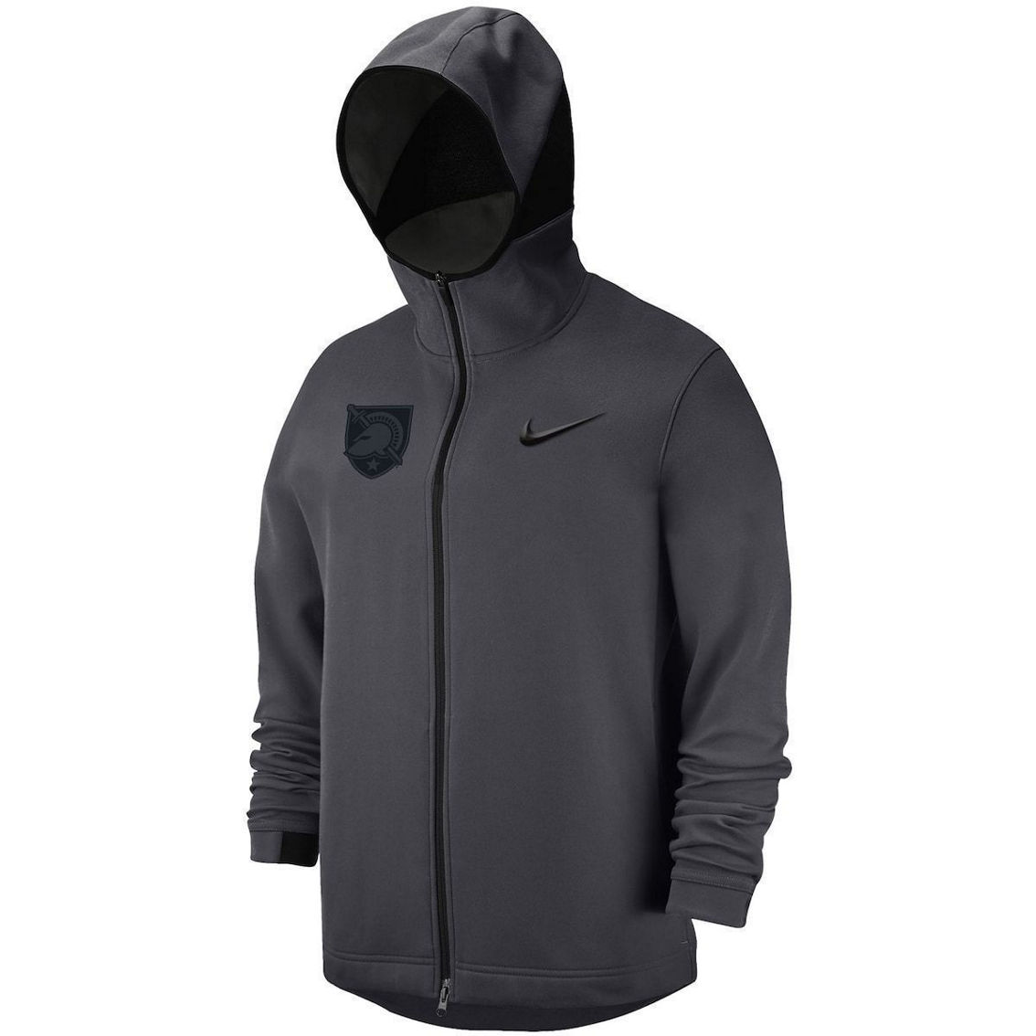 Nike Men's Anthracite Army Black Knights Tonal Showtime Full-Zip Hoodie - Image 3 of 4