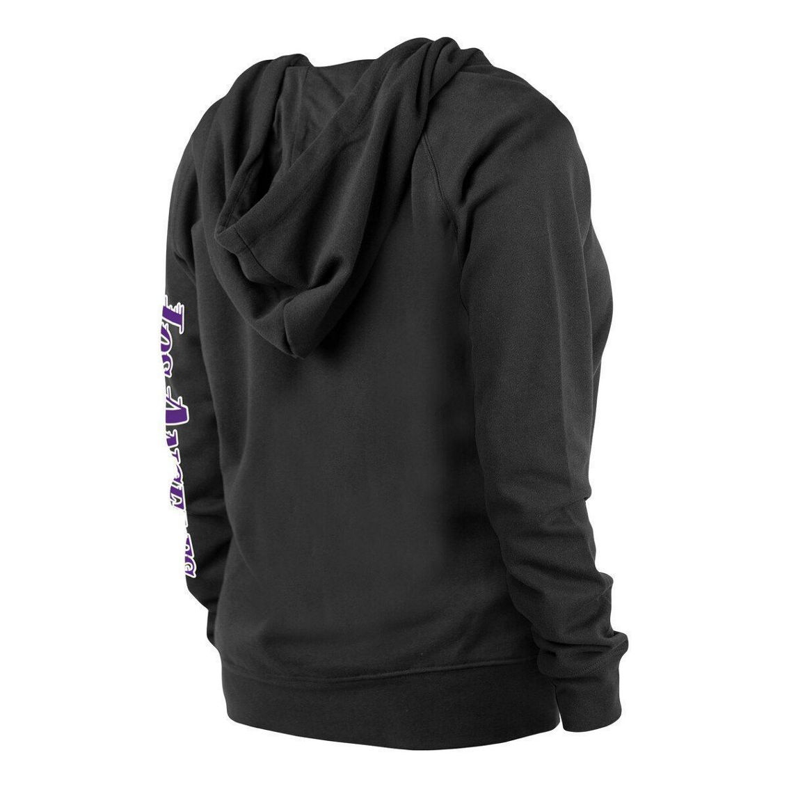 New Era Women's Black Los Angeles Lakers 2022/23 City Edition Pullover Hoodie - Image 4 of 4