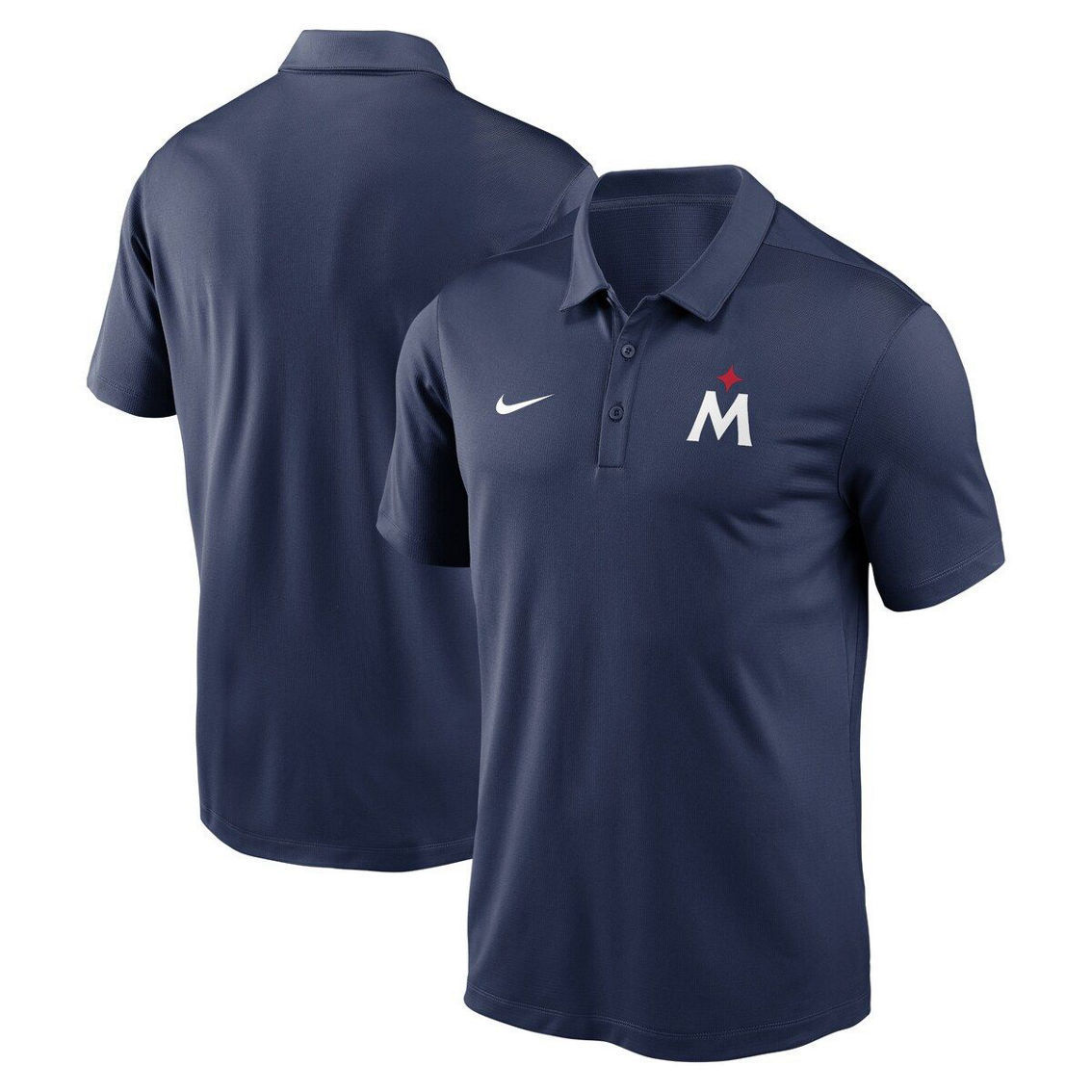 Nike Men's Navy Minnesota Twins 2023 Agility Logo Franchise Performance Polo - Image 2 of 4