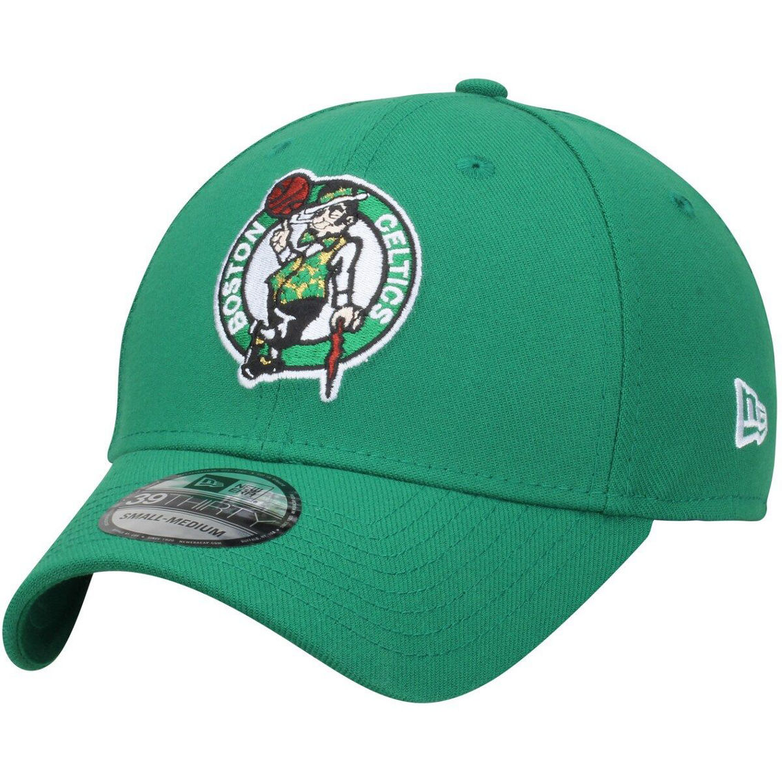New Era Men's Kelly Green Boston Celtics Team Classic 39THIRTY Flex Hat - Image 2 of 4