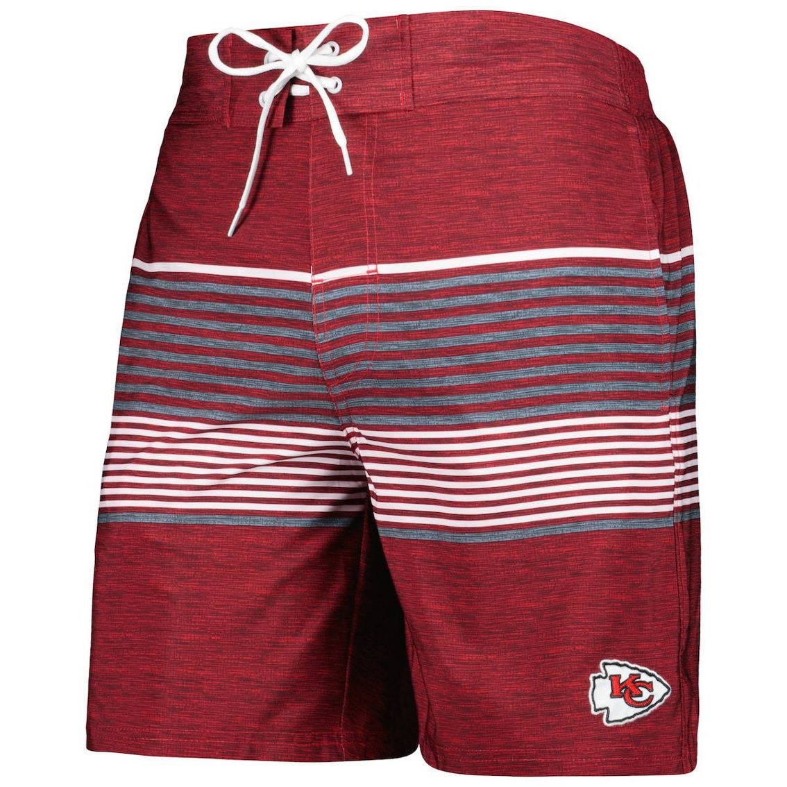 G-III Sports by Carl Banks Men's Red Kansas City Chiefs Coastline Volley Swim Shorts - Image 3 of 4