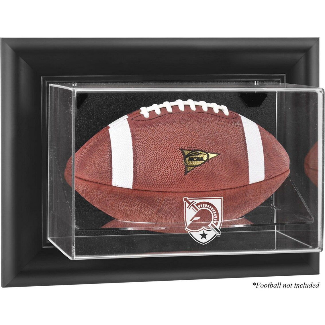 Fanatics Authentic Army Black Knights Black Framed (2015-Present Logo) Wall-Mountable Football Display Case - Image 2 of 2