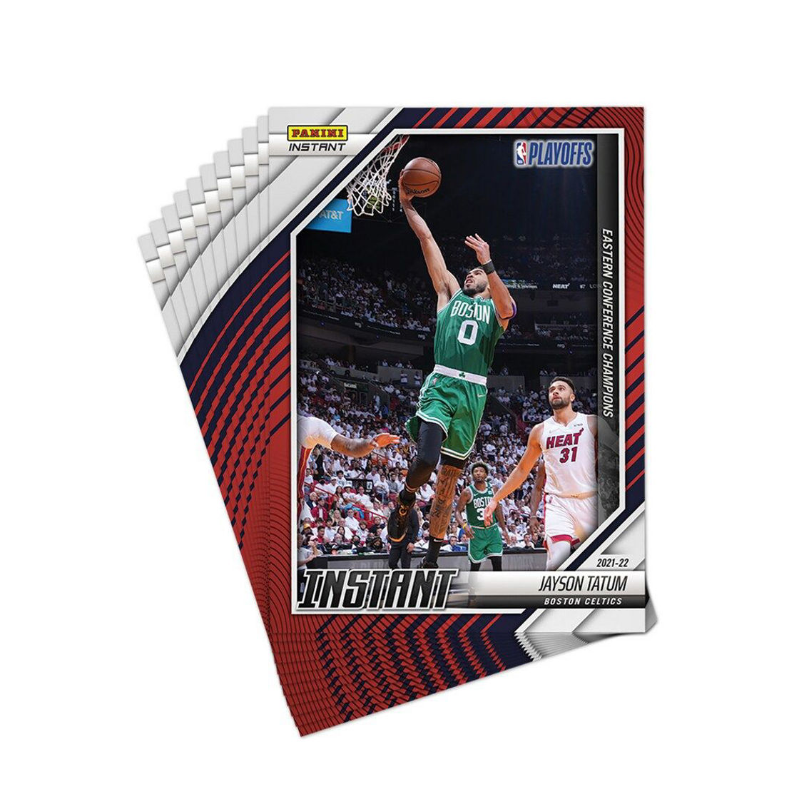 Panini America Boston Celtics Fanatics Exclusive Parallel Panini Instant 2021-22 NBA Eastern Conference s 15 Single Trading Cards Set - Limited Edition of 99 - Image 2 of 2