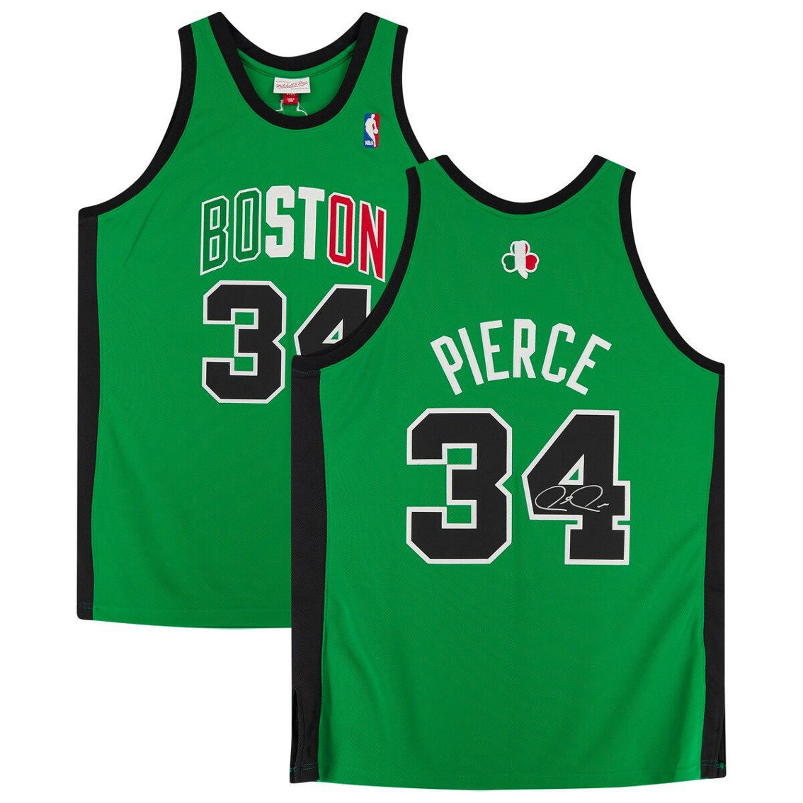 Fanatics Authentic Paul Pierce Green Boston Celtics Autographed 2007-08 Authentic Jersey - Image 2 of 4
