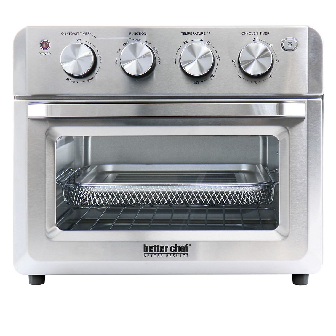 Better Chef Do-It-All 20 Liter Convection Air Fryer Toaster Broiler Oven in Silv - Image 2 of 5