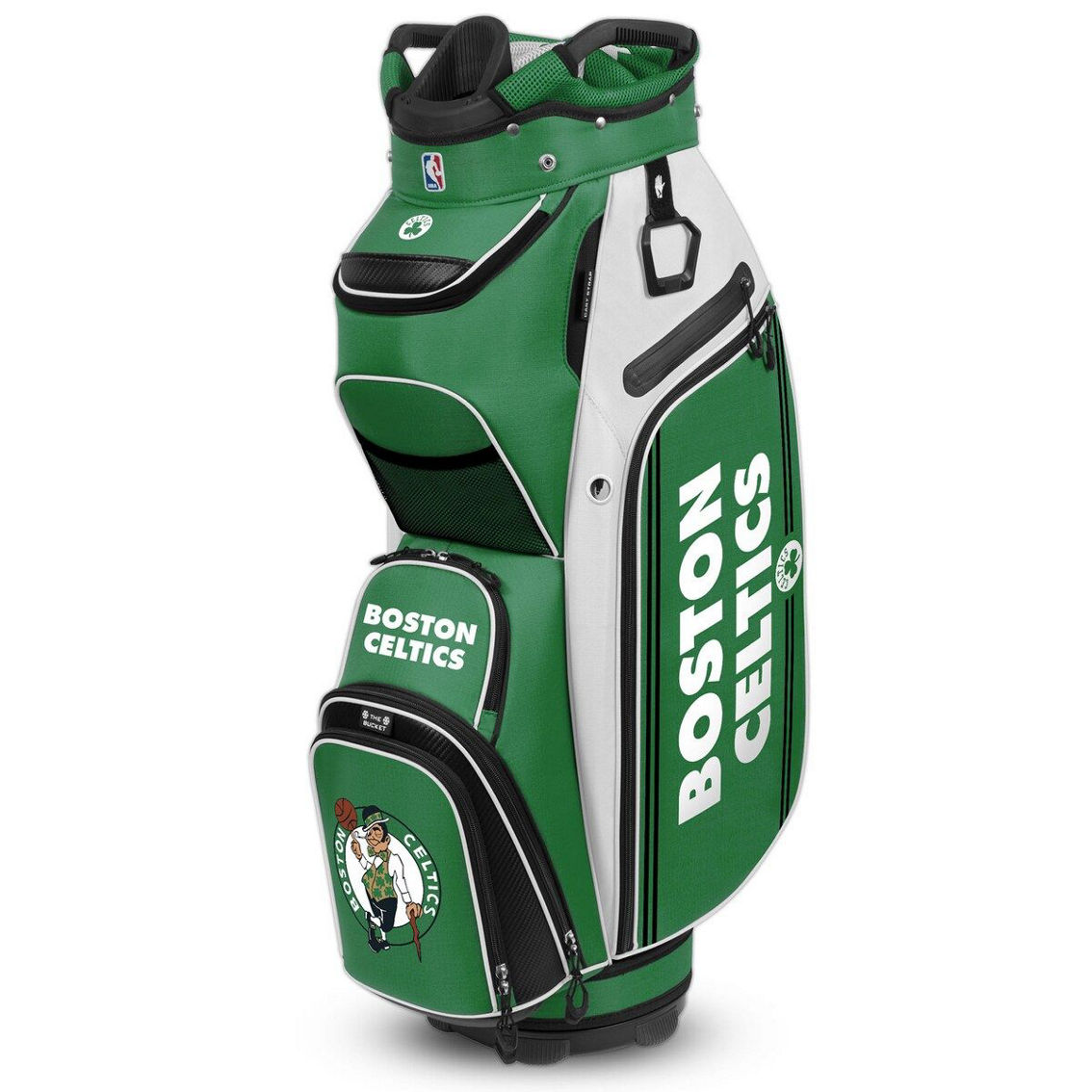 WinCraft Boston Celtics Bucket III Cooler Cart Golf Bag - Image 2 of 3