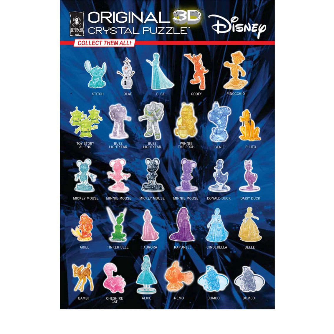 BePuzzled 3D Crystal Puzzle - Disney Peter Pan (Green): 34 Pcs - Image 3 of 5