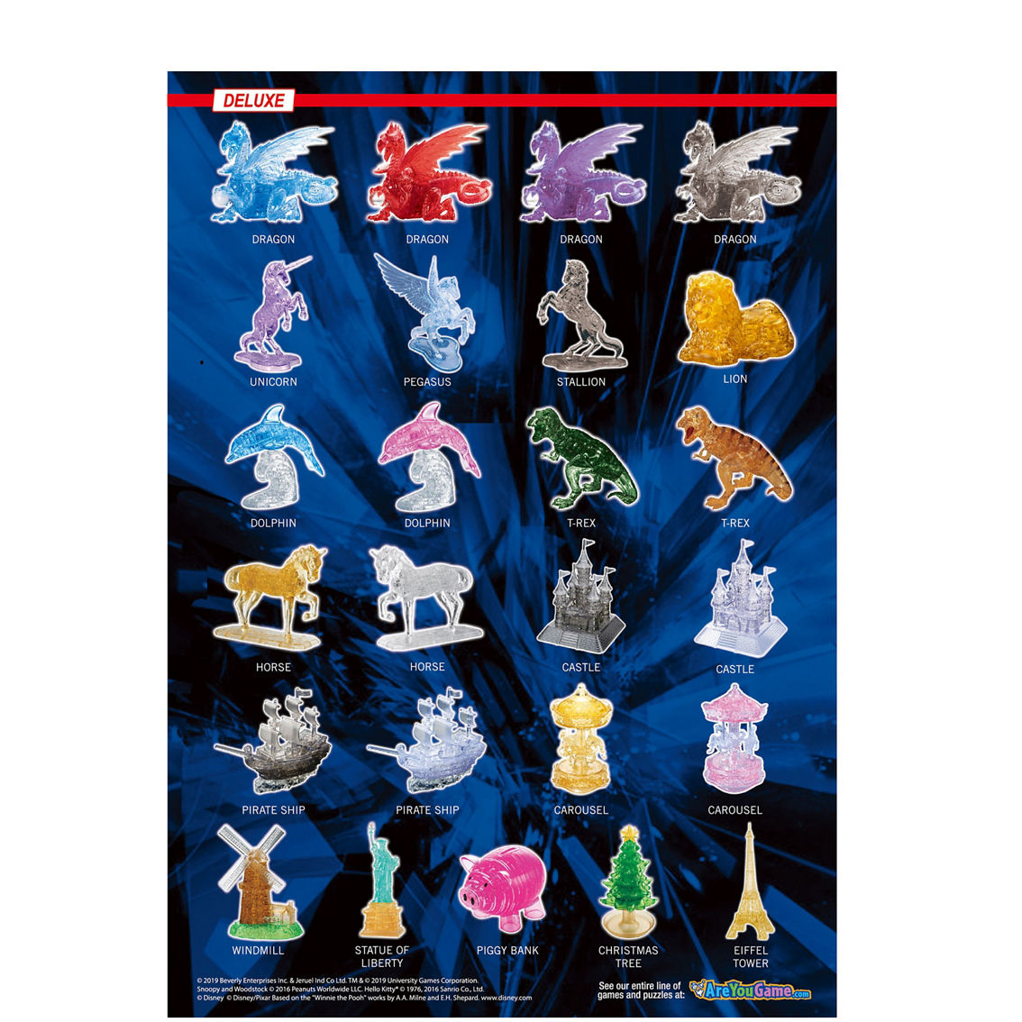 BePuzzled 3D Crystal Puzzle - Dragon (Clear): 57 Pcs - Image 5 of 5