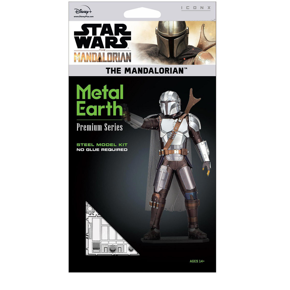 Fascinations Metal Earth Premium ICONX 3D Model Kit - Star Wars The Mandalorian - Image 2 of 5