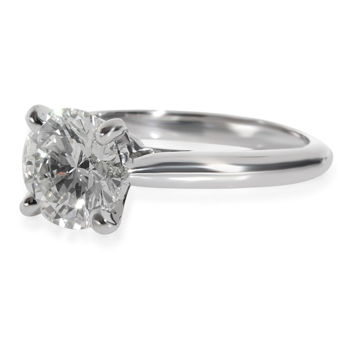 Cartier 1895 Diamond Solitaire Engagement Ring in Platinum 1.8 CTW Pre-Owned - Image 2 of 3