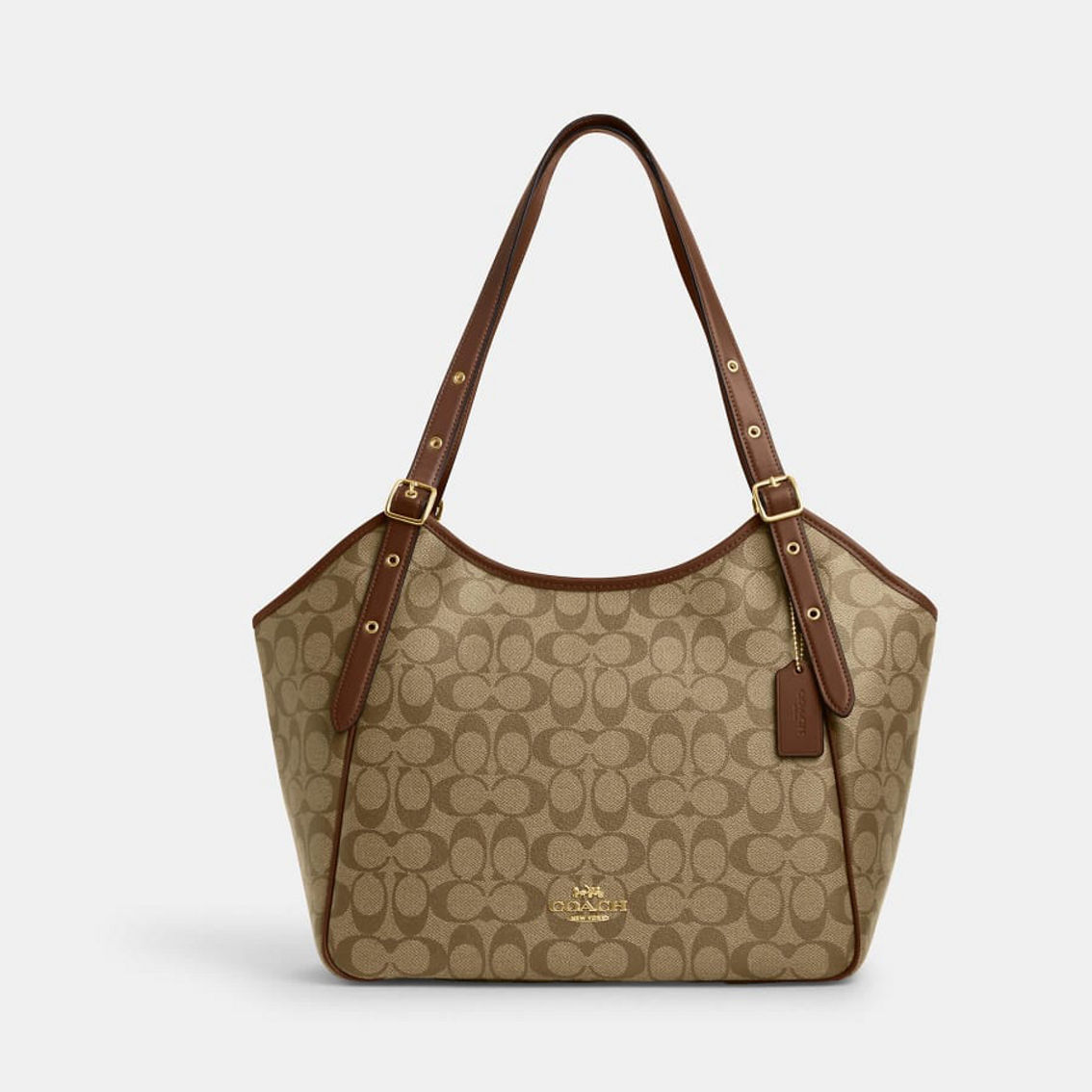 Coach Outlet Meadow Shoulder Bag In Signature Canvas - Image 5 of 5