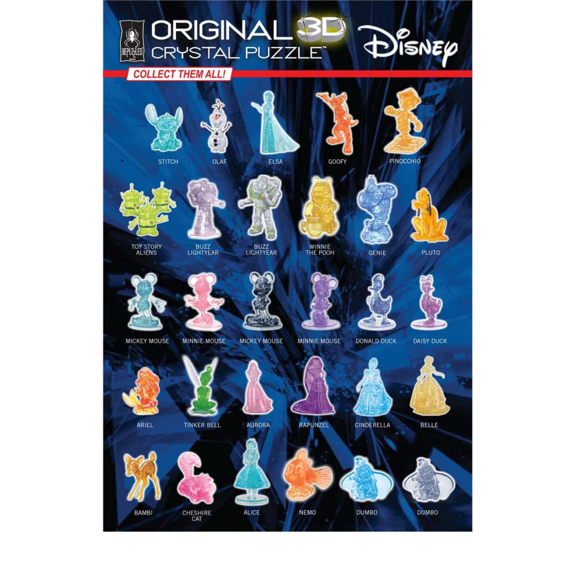 BePuzzled 3D Crystal Puzzle - Disney Mickey Mouse (Multi-Color): 36 Pcs - Image 3 of 5
