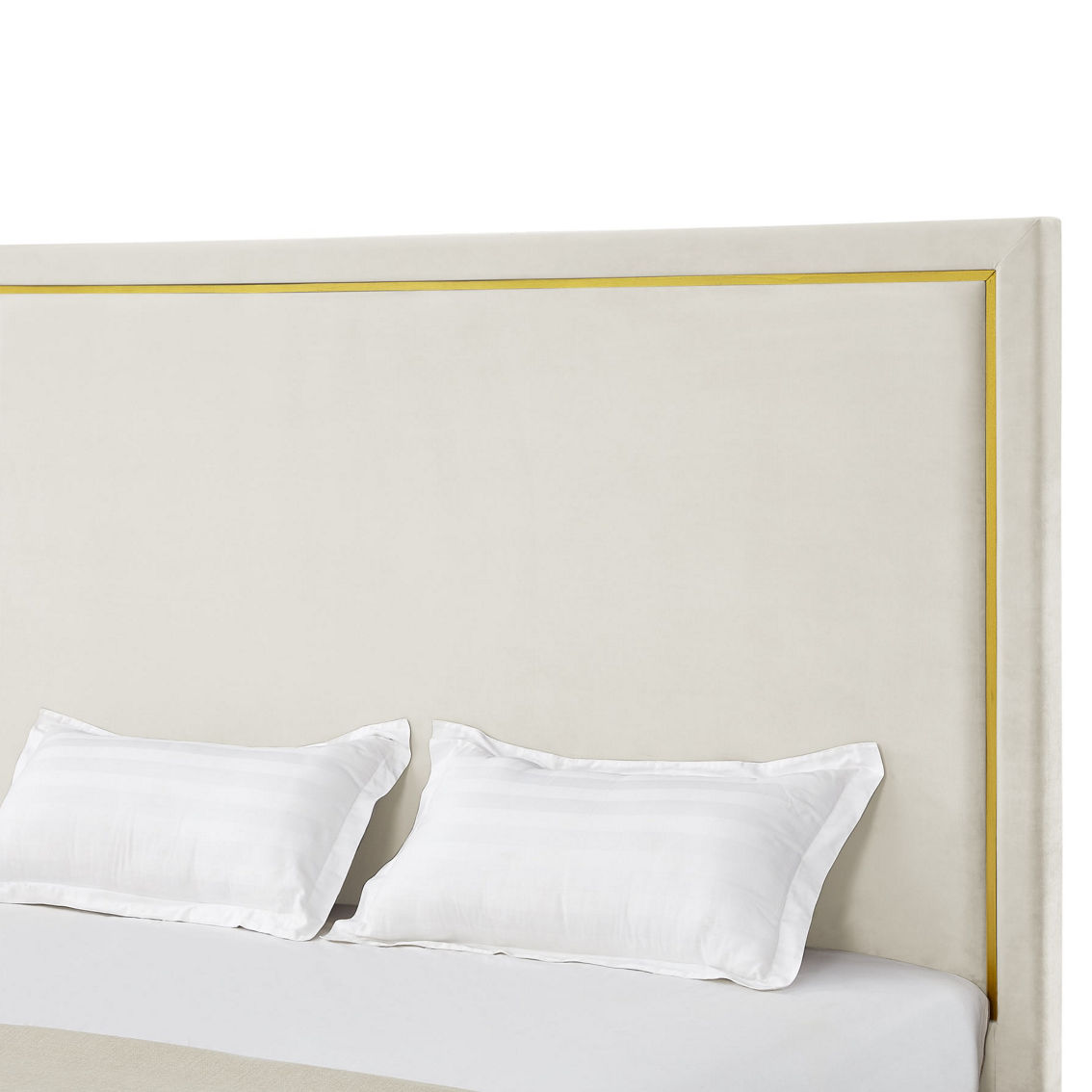 Inspired Home Ariane Velvet Platform Bed - Image 4 of 5
