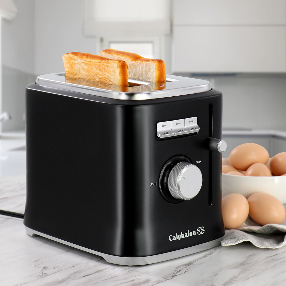 Calphalon Precision Control 2 Slice Toaster with 6 Shade Settings in - Image 5 of 5