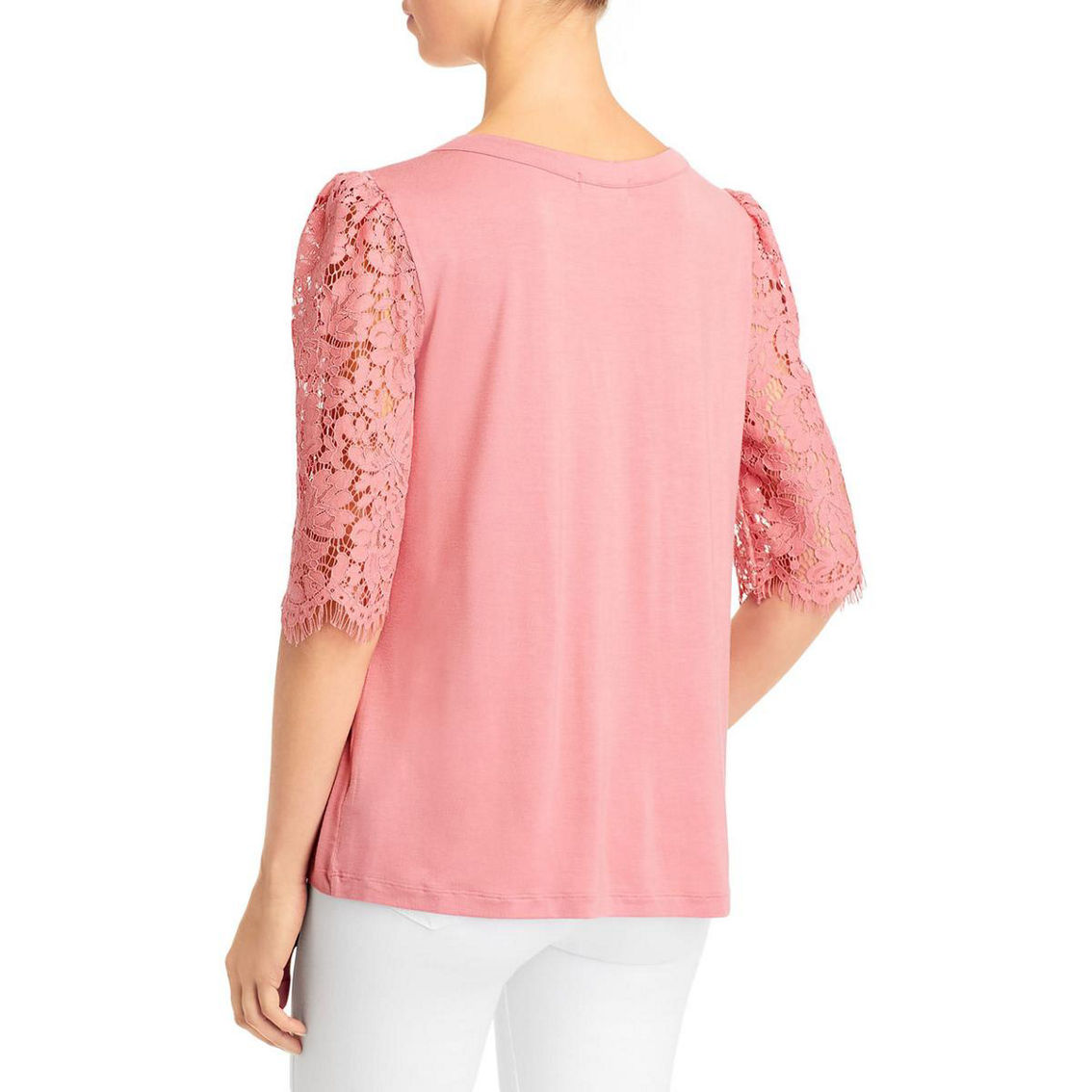 Womens Knit Lace Blouse - Image 2 of 3