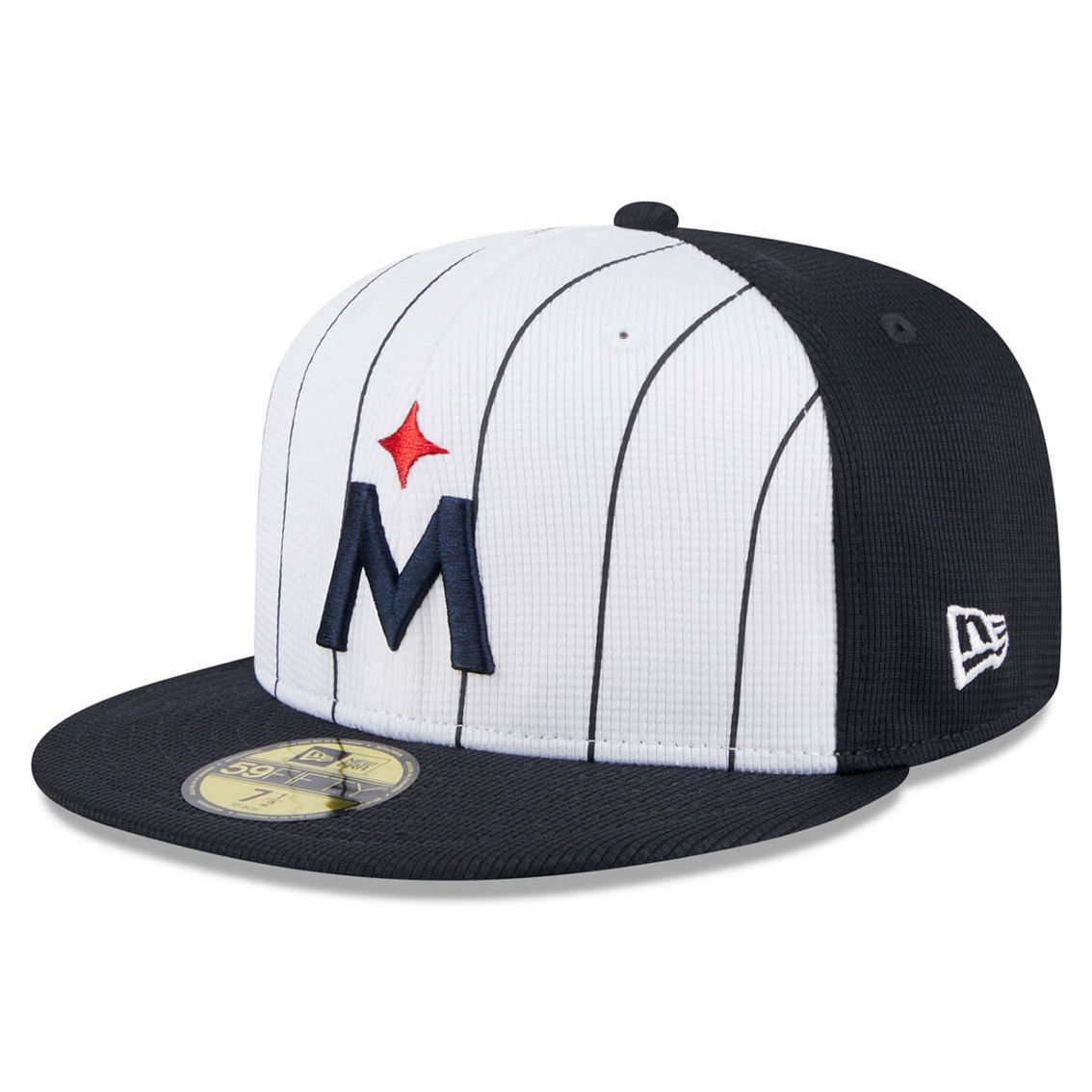 New Era Men's White Minnesota Twins 2024 Batting Practice 59FIFTY Fitted Hat - Image 2 of 4