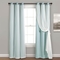 Lush Decor Grommet Sheer Panels with Insulated Blackout Lining 2 pk. Curtains Set - Image 1 of 4