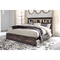 Signature Design by Ashley Drystan Bookcase Headboard Bed with 1 Side Storage - Image 2 of 5